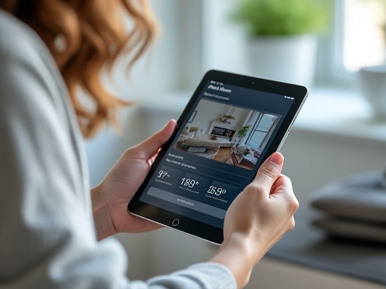 Smart-Home-Zentrale mit App-Steuerung verschiedener Geräte
